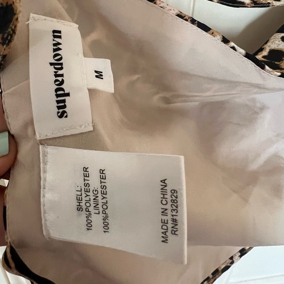 Superdown leopard print crop top - Picture 3 of 5